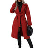 Double-breasted Long Jacket Outwear Women Clothing