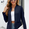 Fashion Women With Pockets Suit Jacket Tops