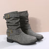 Maxime Boots Women Combat Biker