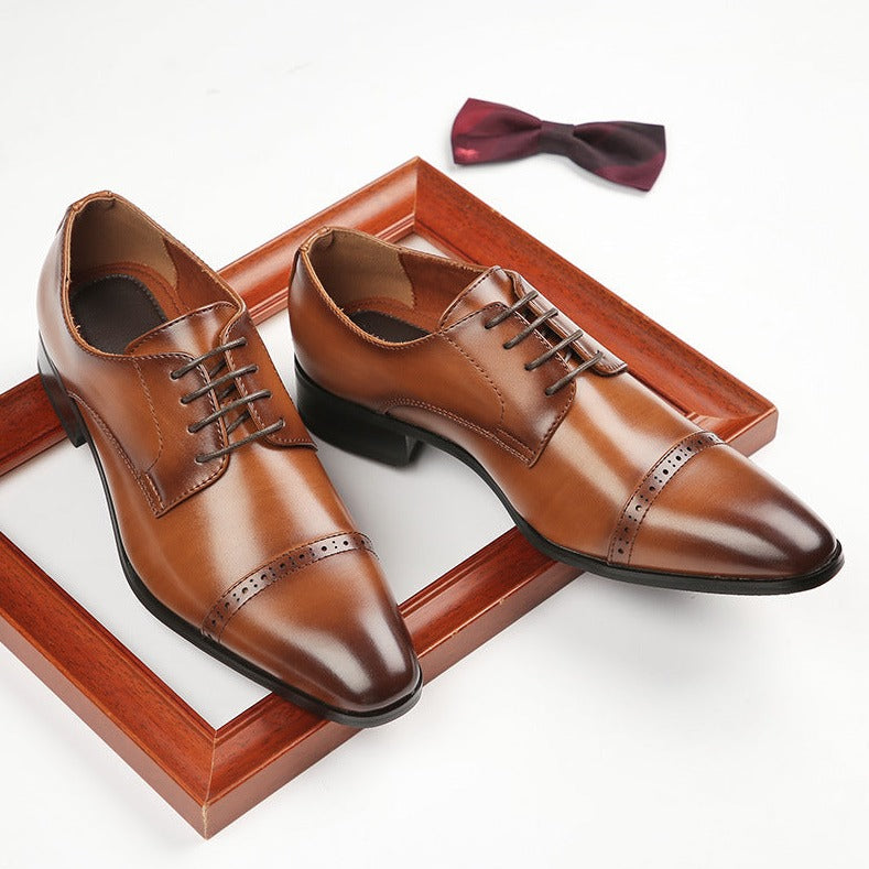 Maxime Leather Gentleman Lace-up Shoes