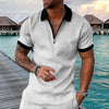 Maxime Lapel New Casual Short-sleeved T-shirt