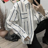 Maxime Loose striped shirt men