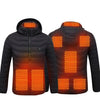 Men Heated Puffer Jacket Electric Heating Coat