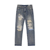 MAXIME  Blue Line Washed Distressed Men's