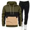 Block Hoodie Sportswear Suit