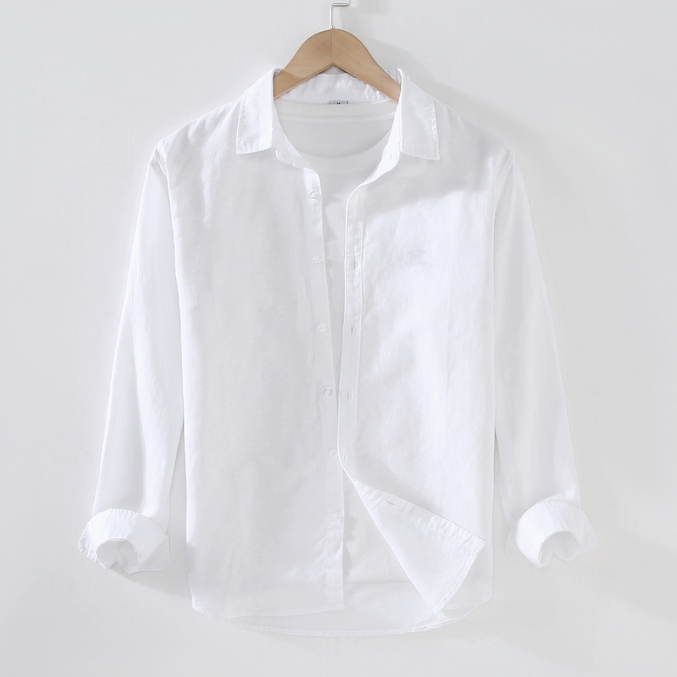 Maxime Cotton linen shirt men