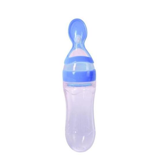 Silicone Training Rice Spoon, Infant Cereal Food Supplement, Safe Feeder