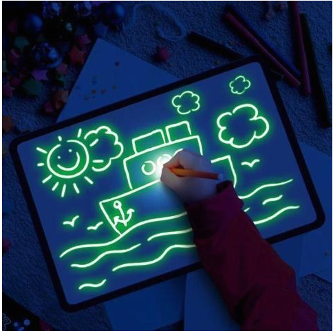 Educational Toy Drawing Pad 3D Magic 8 Light Effects