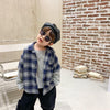 Boys plaid t-shirt