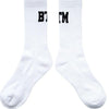 Men's White BTM Sports Socks