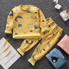 Children's Underwear Suit Fleece-lined Thickened Boys Girls Autumn Clothing