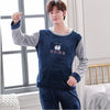 Thickened Plus Cartoon Men's Pajamas