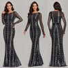 Maxi Dresses Long Sleeve Female Party Dresses