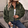 Plush Casual Solid Color  Clothing Coat