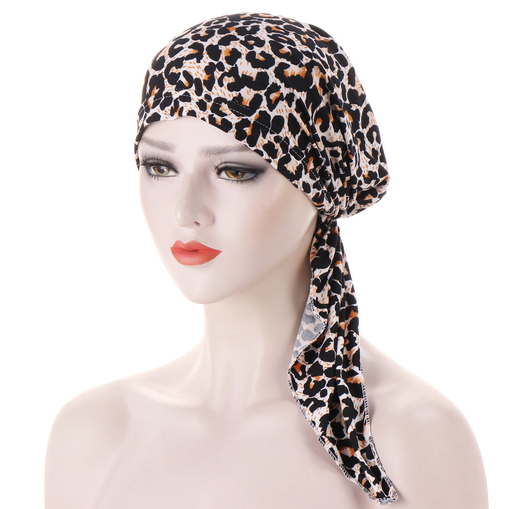 Maxime Curved Tail Turban Hat