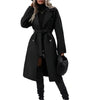 Double-breasted Long Jacket Outwear Women Clothing