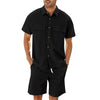 Summer Suits Men Short Sleeve