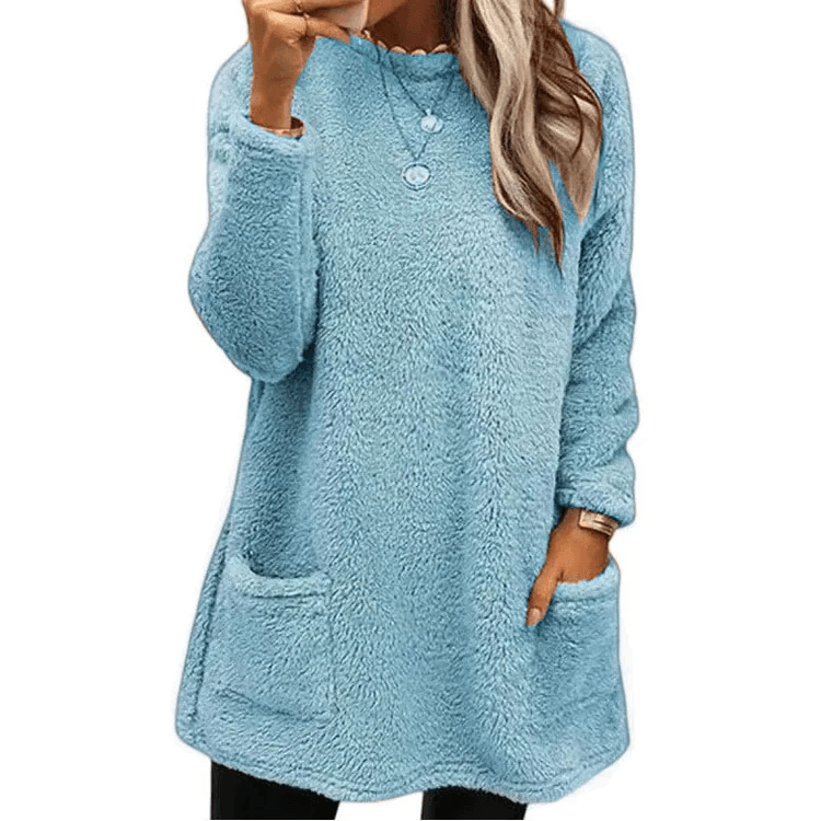 Women Casual Long Full Sleeve Casual Mini Dresses - MAXIME