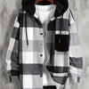 Men's Hooded Long Sleeve Shirt - MAXIME