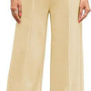 MAXIME High Waist Drawstring Wide Leg Trousers - MAXIME