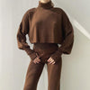 Maxime Loose Long Sleeve Top Female Casual Set - MAXIME