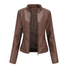 Thin Large Size Leather Slim-fit Jacket