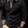 Men's Long-sleeved Polo Shirt Casual