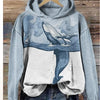 Hooded Cardigan Draping Effect Lazy