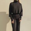 Maxime Loose Long Sleeve Top Female Casual Set - MAXIME