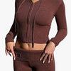 Knitted Hooded High Waist - MAXIME