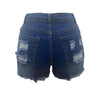 High Elastic Ripped Jeans Shorts