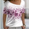 Women's T Shirt Rose Floral - MAXIME