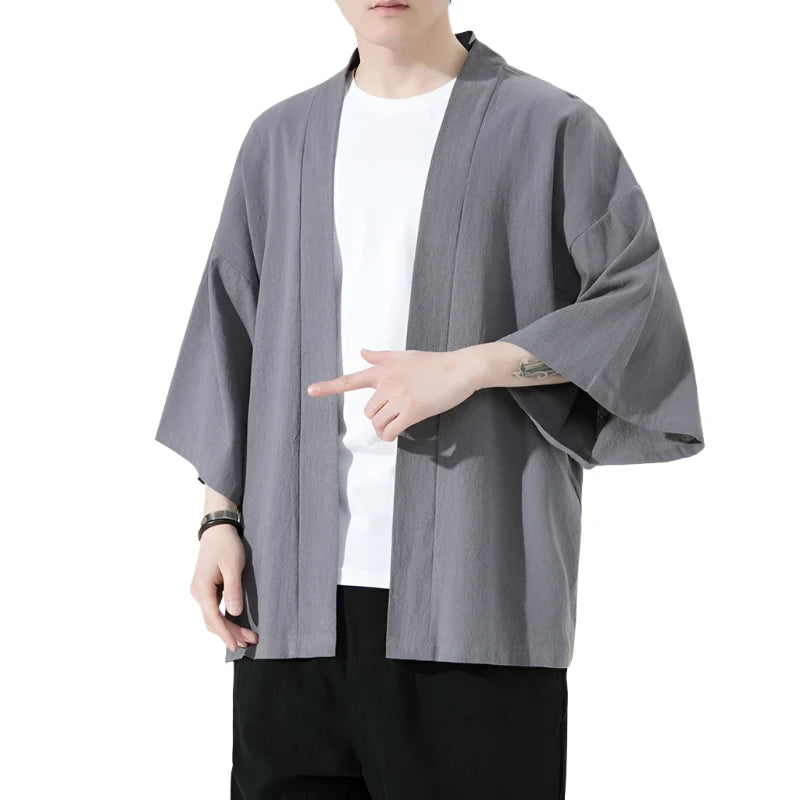 Cardigan Loose Cotton Linen Casual Summer Shirt Jackets - MAXIME