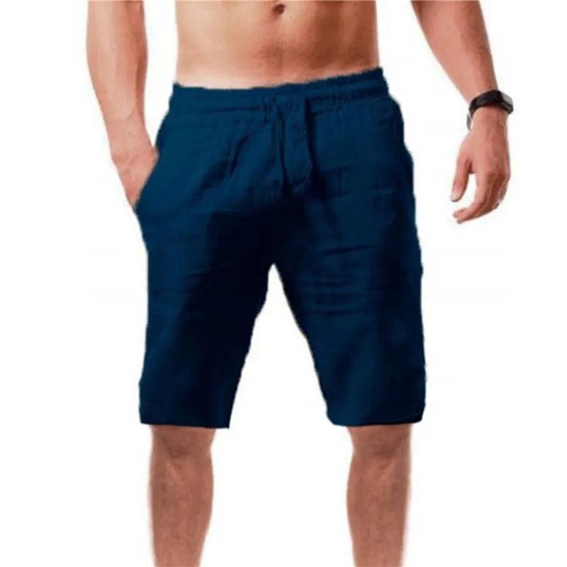 Men's Cotton Linen Shorts Summer - MAXIME