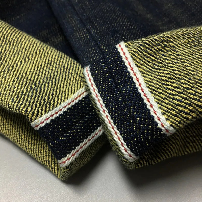 Denim Jeans Original Color Retro Distressed Cargo Tooling Pants Vintage Casual Trousers