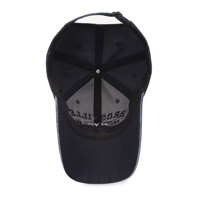 Men Cap Casual Brim Dome Casual Sun Protection Hat