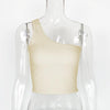 Maxime One-shoulder Sleeveless Vest