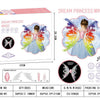 Girls Electrical Butterfly Wings With Lights Glowing Shiny Dress