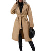 Double-breasted Long Jacket Outwear Women Clothing