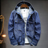 Trendy Hooded Denim Jacket