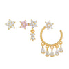 Trendy Earrings Set Zircon Temperament