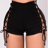 Bandage High Waist Denim Shorts