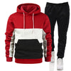 Block Hoodie Sportswear Suit