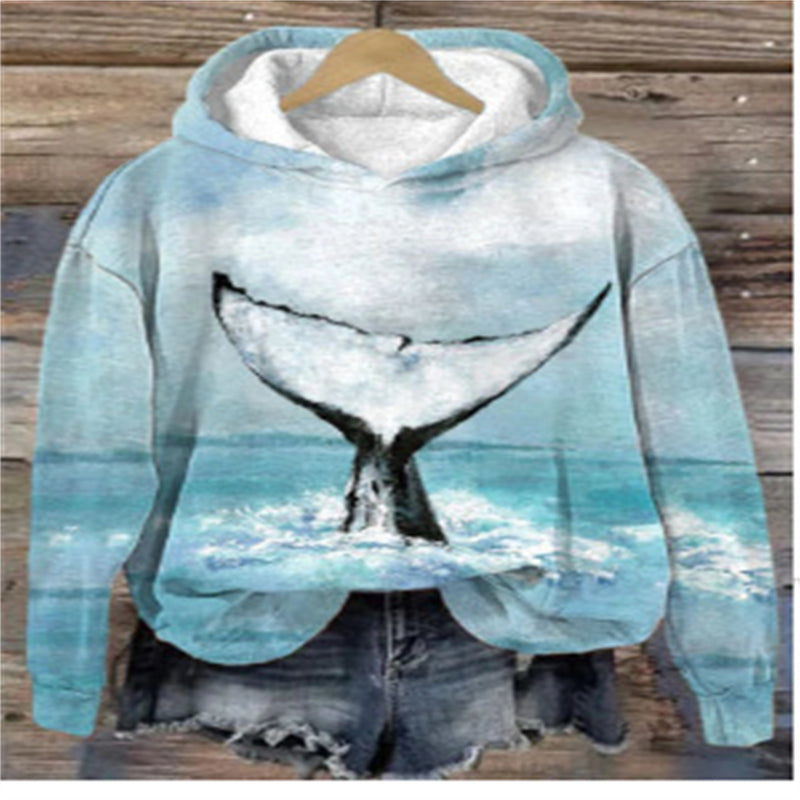 Hooded Cardigan Draping Effect Lazy