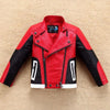 Boy's Thickened Leather Jacket