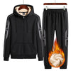 Hooded Sports Plush Jacket