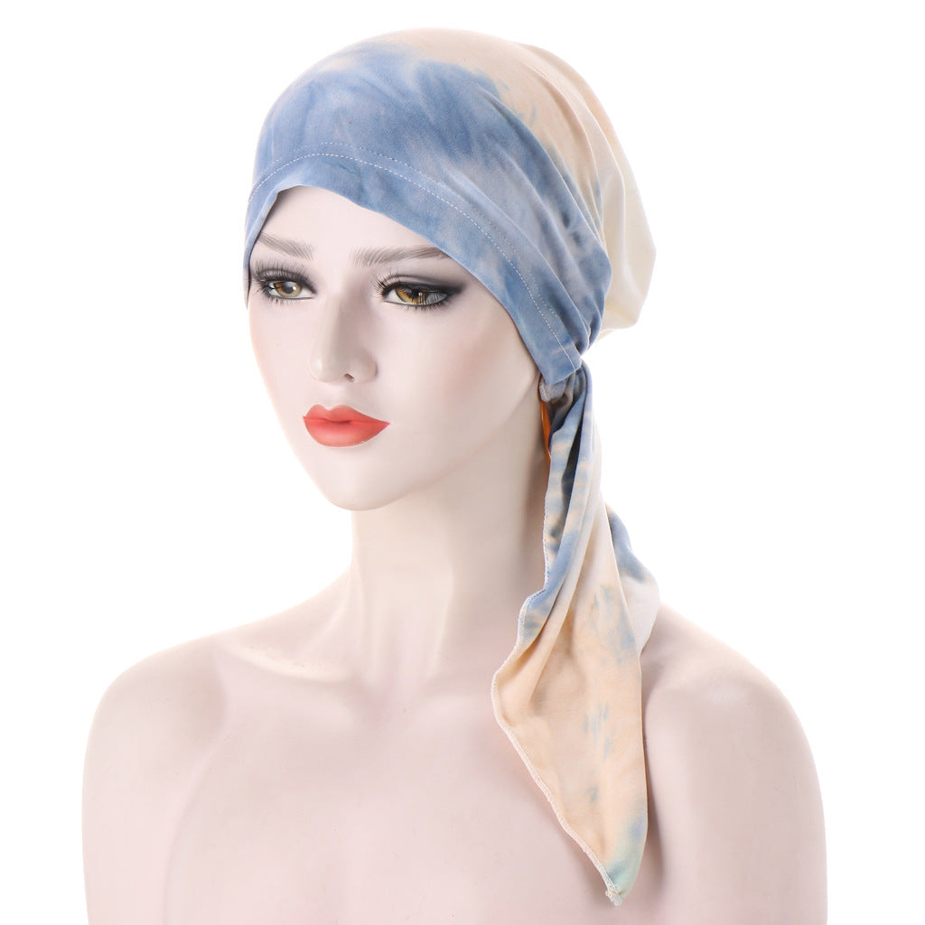 Maxime Curved Tail Turban Hat