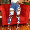 Hip Hop Jeans With Big Holes