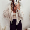 Women's Jacket Short Tassel Coat