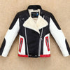 Boy's Thickened Leather Jacket